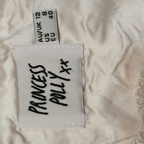 PRINCESS POLLY Elegant WHITE  Lace Bustier Top, SZ MED, EUC - Picture 16 of 17